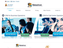 Tablet Screenshot of mekashron.com